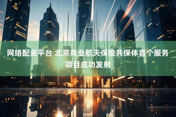 网络配资平台 北京商业航天保险共保体首个服务项目成功发射